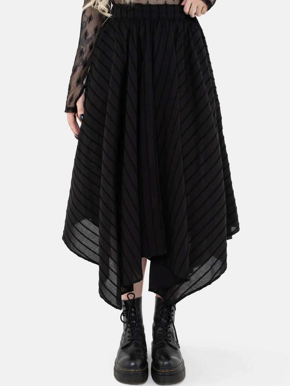 Disturbia Blythe Handkerchief Hem Midaxi Skirt